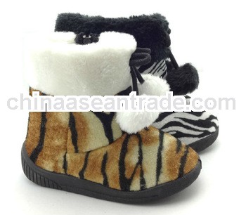 zebra striped boots baby shoes