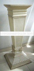 Anne pedestal white ice finish