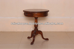 French Furniture - Chippendale Drum Table
