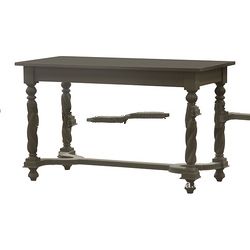 Grey Painted Console Table with Drawers