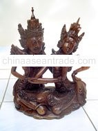 Bali Carved Wood Sculpture Hindu Art