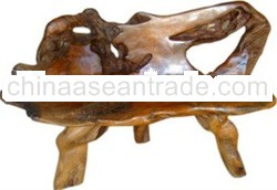 TEAK ROOT BENCH TRB022