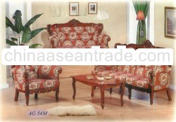 Teak Sofa Sets Classic design Kembang Mayang 1 Indoor Furniture