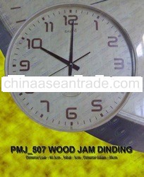 Souvenir Wallclock Promotion PMJ_507 WOOD JAM DINDING PROMOSI Souvenir/ Gift/ Promotion