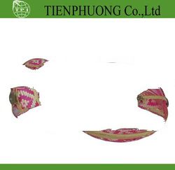 Bamboo product with net, bamboo handicraft basket