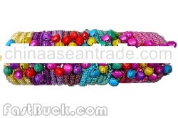 mix beaded bell bracelet