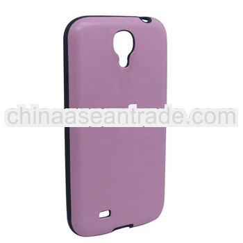 2 in 1 leather mobile phone cover cellphone cases for Samsung s4