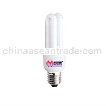 3-9W Mini 2U Energy Saving Lamp/6500K/PBT/E27 energy saving lamp