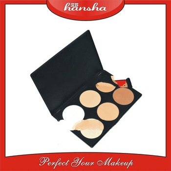 6 color natural mineral face powder white face make up