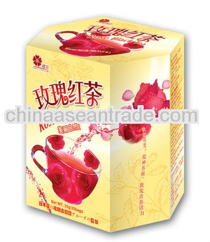 Cherry blossom organic Chinese black rose flower tea