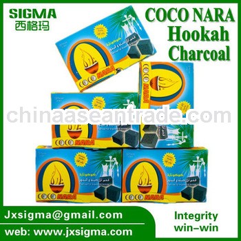 Coco Nara Coals 100% natural made from compressed coconut husks and shells