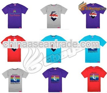 Colorful customized cheap and 100% cotton tee shirts
