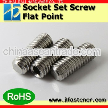 DIN 913 Stainless steel nonstandard grub screw with flat point