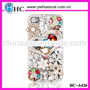 FEMALE CRYSTAL PHONE CASE FOR IPHONE 5 5S 5G LUXURY STONE MOBILE CASES