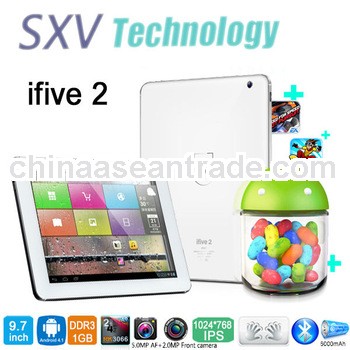 FNF Ifive 2 Dual core Tablet Android 4.1 9.7" IPS 10-point cap.touch screen RK3066 1GB/2GB Blue