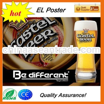 High quality led poster board,flash animated pepsi poster,pepsi flash poster board