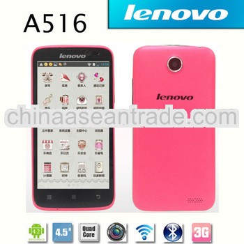 Lenovo A516 4.5 Inch Dual SIM MT6572 4GB ROM Dual Core Android 4.2 cellphone