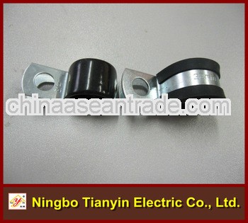 PVC or EPDM rubber lined P type hose clamp