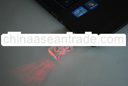 Crystal USB with LED& customized logo