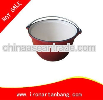porcelain cast iron pots