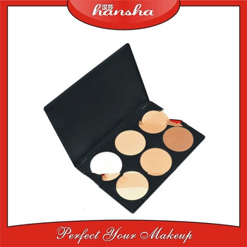 wholesale!!!6 color mineral cheap palette foundation makeup